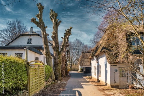 Fototapeta Naklejka Na Ścianę i Meble -  Holnis small town in Flensburg fjord between Denmark and Germany