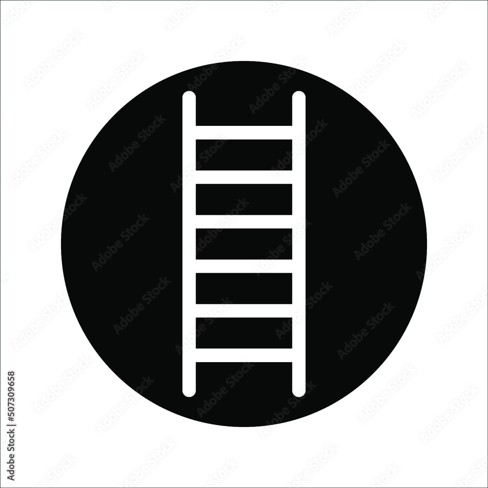 Stairs Icon Vector illustration, on a white background. Stairs Icon Vector illustration, on a white background.