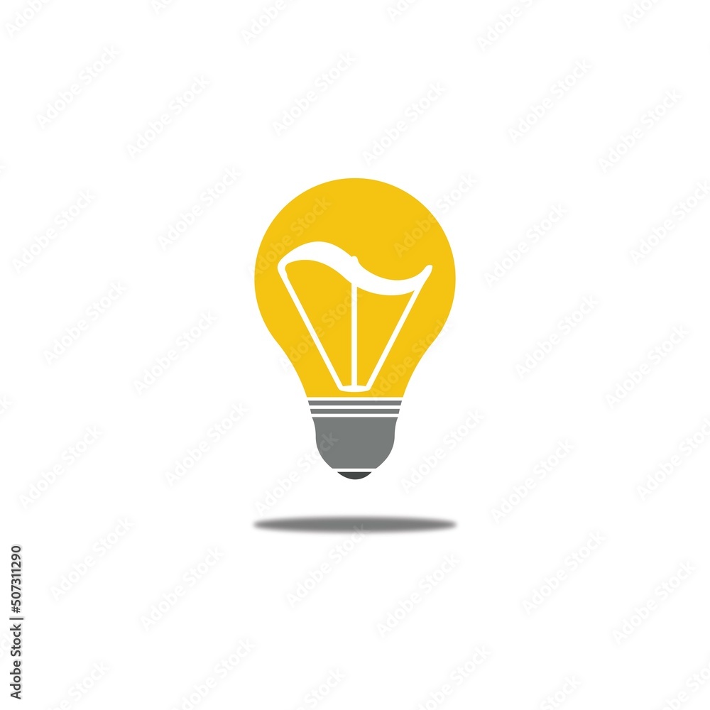 light bulb symbol icon illustration light bulb symbol icon illustration