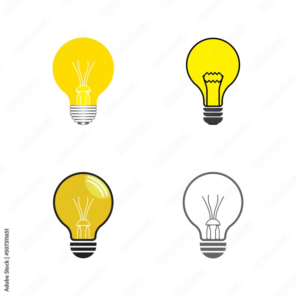light bulb symbol icon illustration light bulb symbol icon illustration