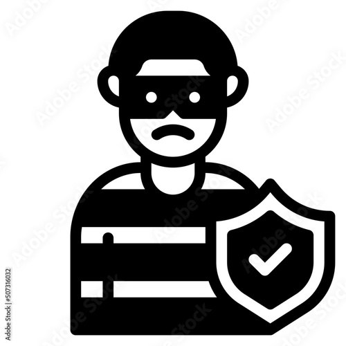 thief glyph icon