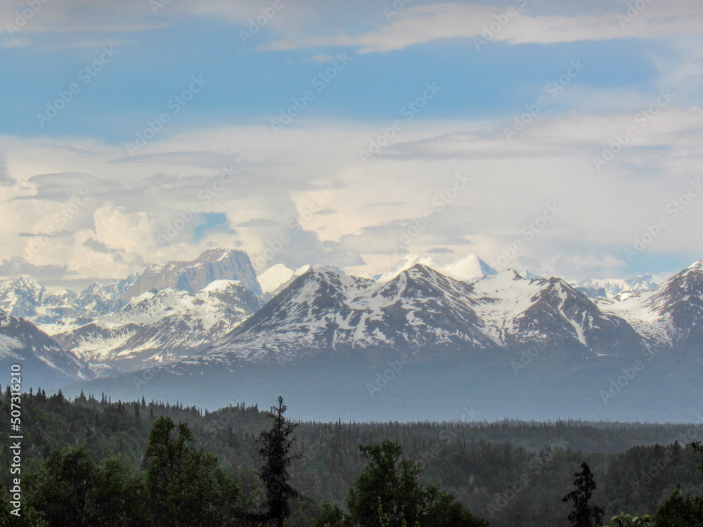 Amazing view of Mt Mckinley/Denali, Alaska