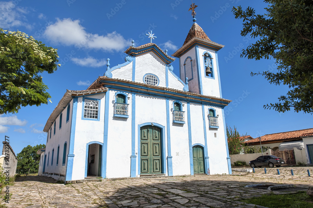 Fototapeta premium Our Lady of the Rosary Church, Diamantina, Minas Gerais, Brazil