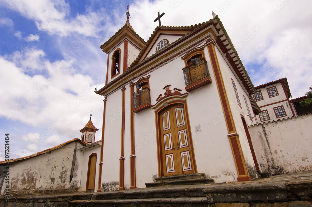 Churches of Our Lord of Bonfim and Our Lady of Carmel, Diamantina, Minas Gerais State, Brazil