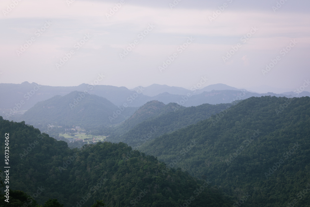 Beautiful nature, sky, trees, evening atmosphere at Khao Yai National Park, Thailand Beautiful nature, sky, trees, evening atmosphere at Khao Yai National Park, Thailand