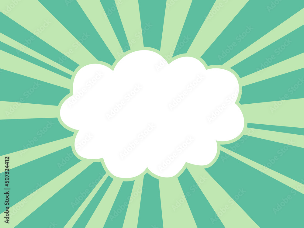 雲と集中線の壁紙