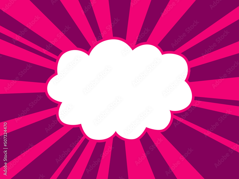 雲と集中線の壁紙