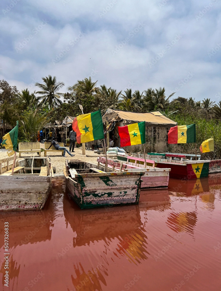 Obraz premium boats on the river