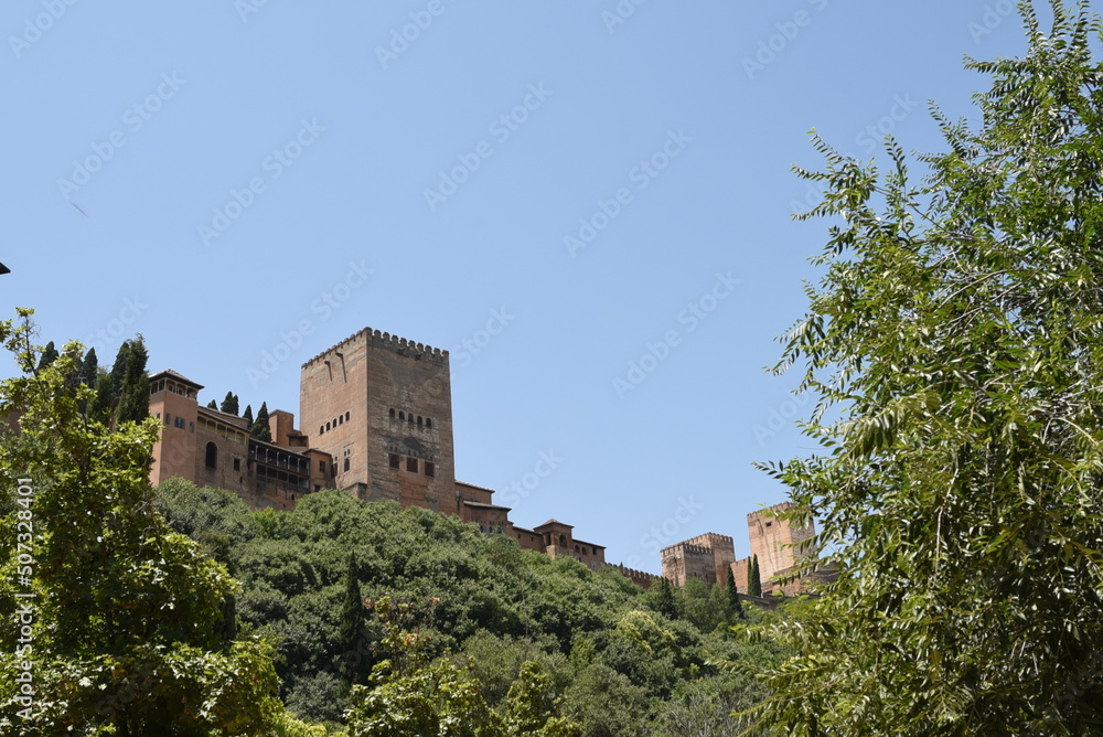 Ciudad de Granada.  Andalucía España ciudad de la Alhambra