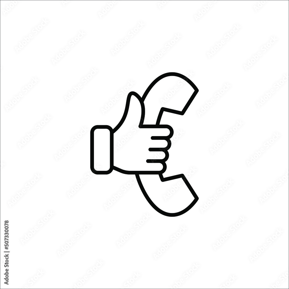 Phone icon in trendy flat style isolated on white background. Phone icon in trendy flat style isolated on white background.