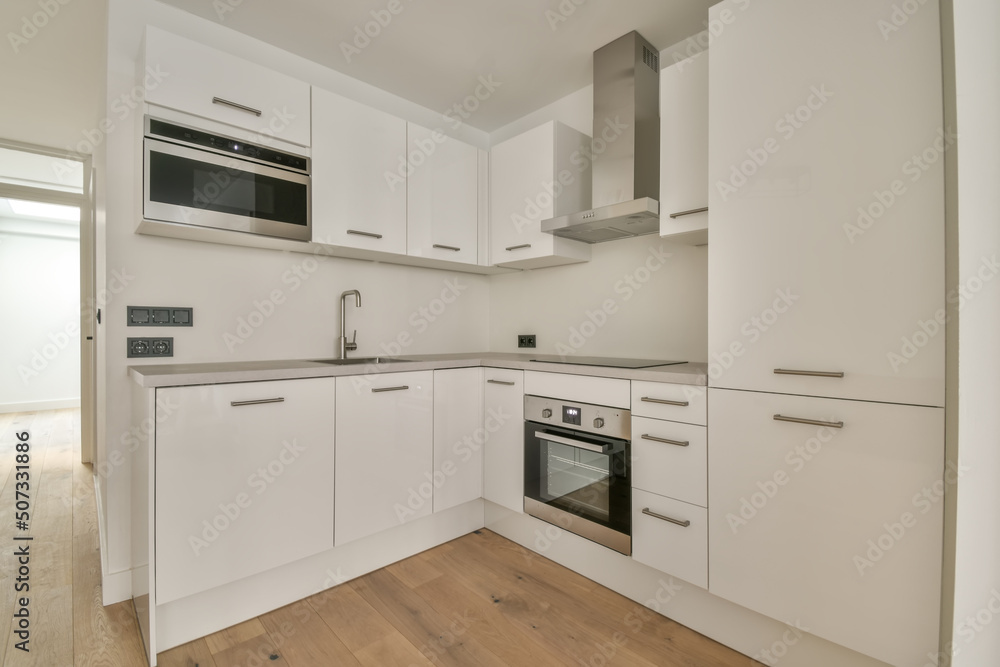 Modern kitchen interior with appliances Modern kitchen interior with appliances