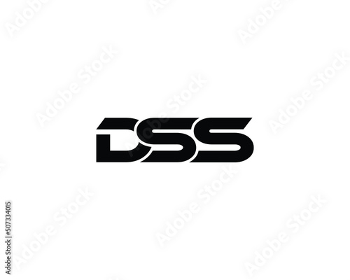 Modern DSS Logo Design Concept Vector Symbol illustration. photo
