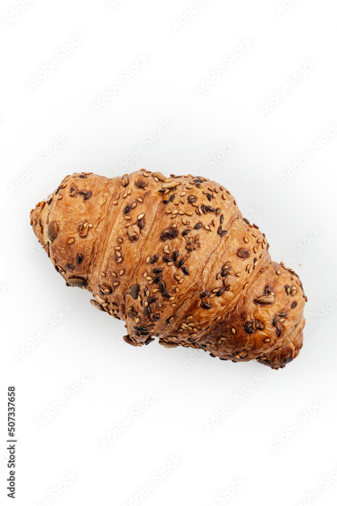 croissant on white background croissant on white background