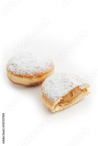  donut stuffed with condensed milk