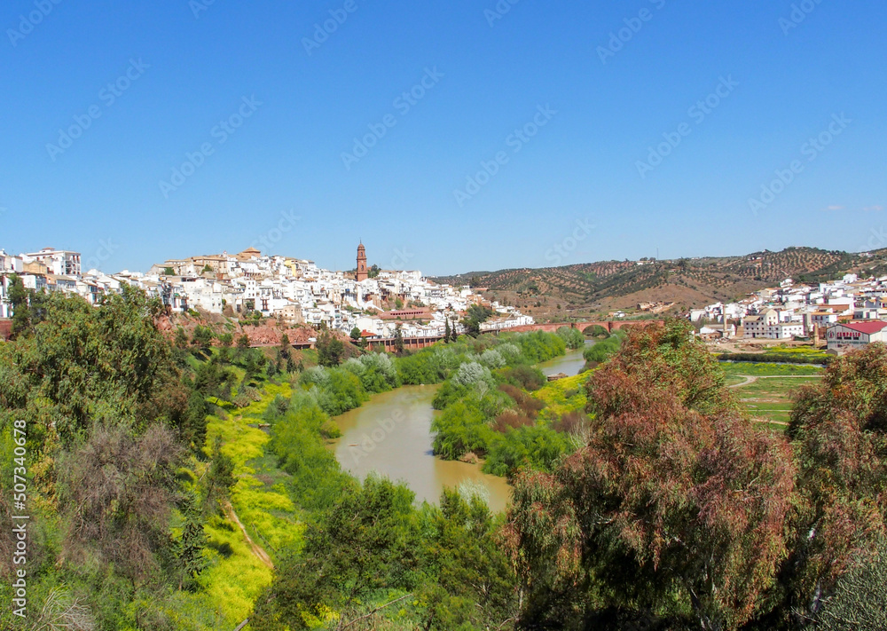 Vista de la localidad de Montoro. Córdoba, Andalucía, España.