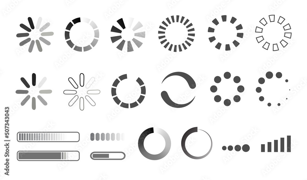 loading icon vector design loading icon vector design