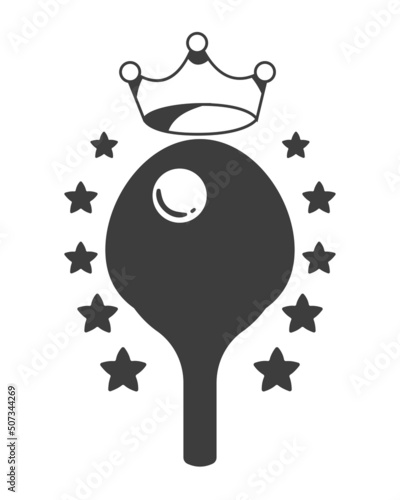 ping pong sport silhouettes