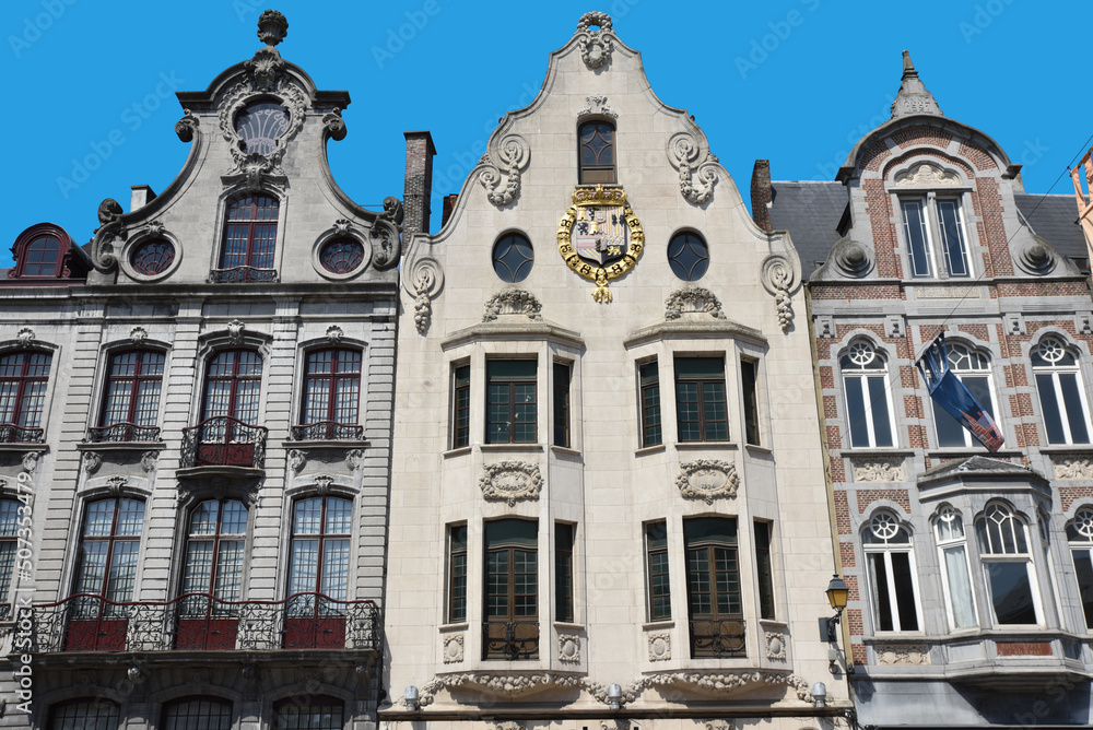 Obraz premium Maisons flamandes à Malines. Belgique