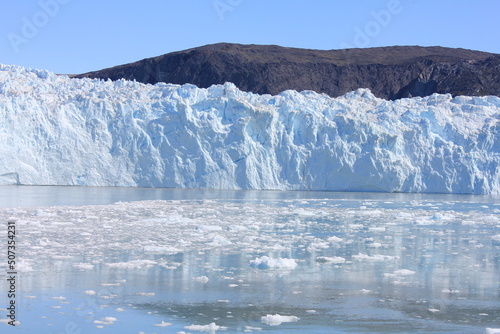 Glacier tongue of overwhelming Eqip Sermia (horizontal), Eqip Sermia, Greenland