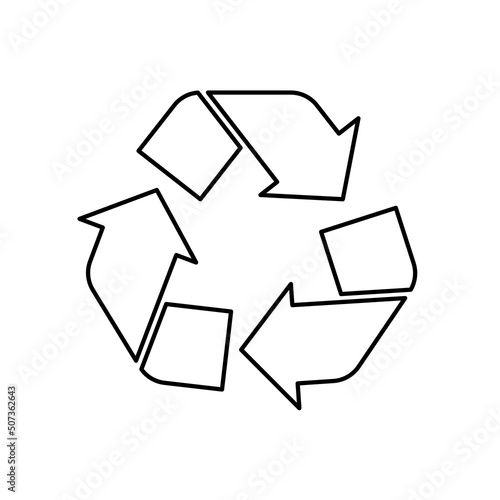 recykling, zwrotny, symbol