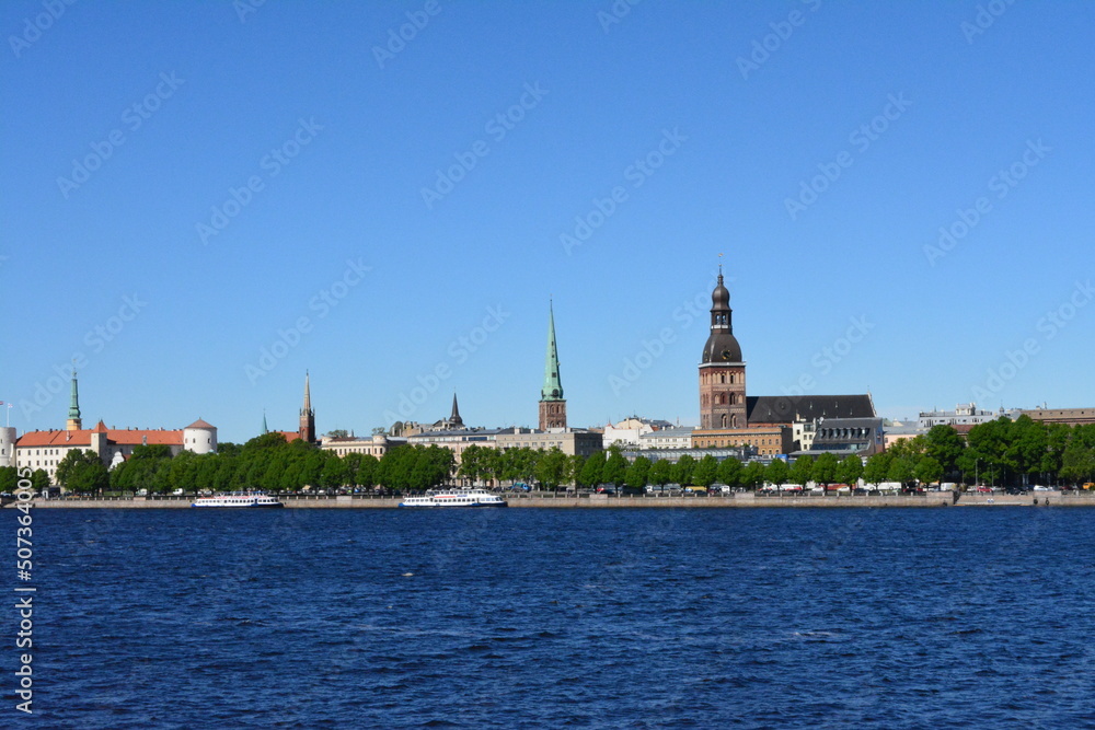 Fototapeta premium beautiful views of Riga