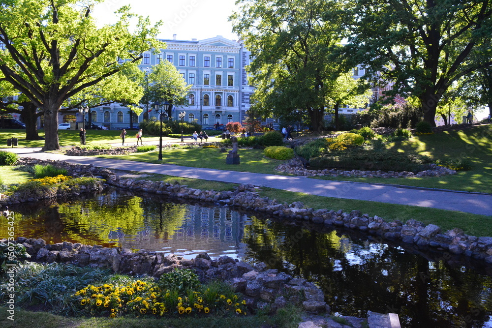 Obraz premium beautiful views of Riga