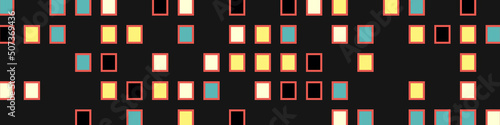 Offset Quads generative art background art illustration