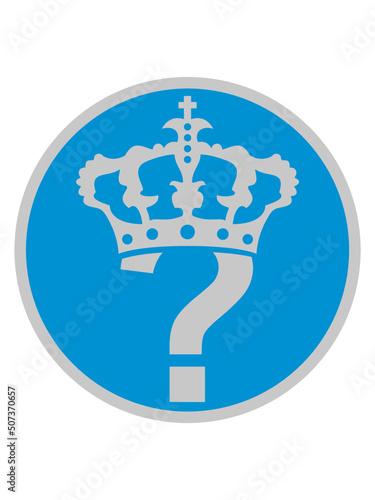 Icon Hinterfragen Krone 