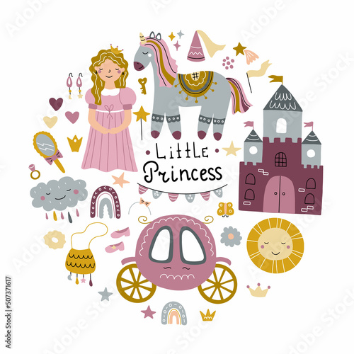 Seamless pattern with cute lamas in different poses. Boho style vector illustration isolated on white background for your design