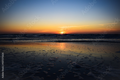sunset at the beach