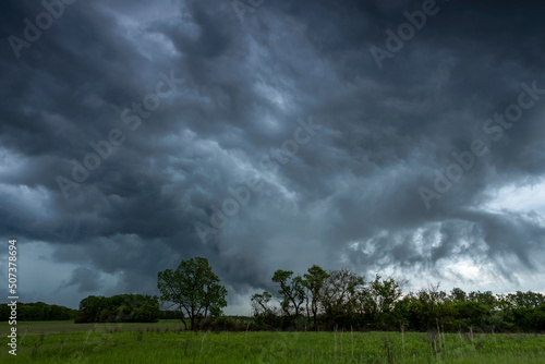 May stormy afternoon, Hoffman Estates, IL Usa