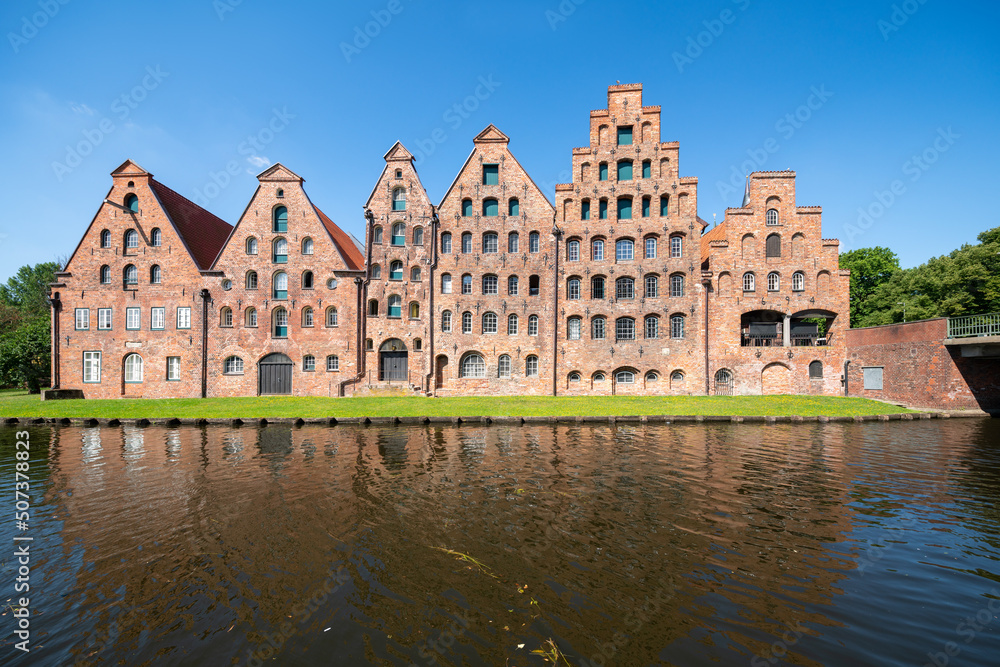 Salzspeicher (salt storehouses) in Lübeck (Luebeck), Schleswig-Holstein, Germany