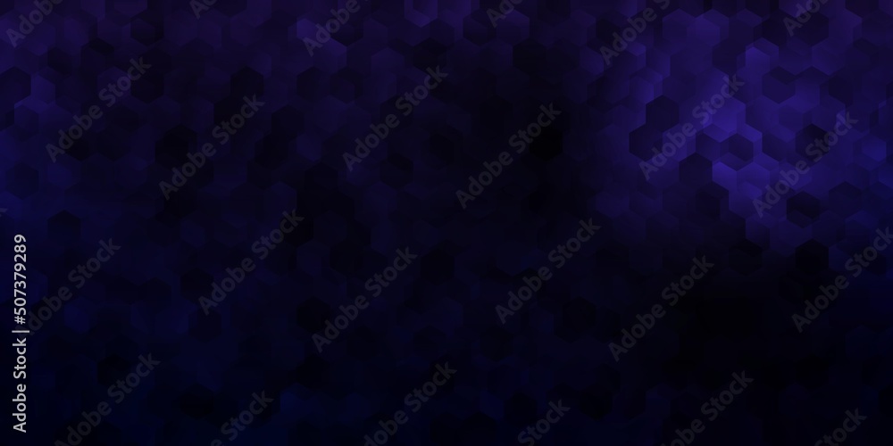 Dark purple vector pattern with hexagons. Dark purple vector pattern with hexagons.