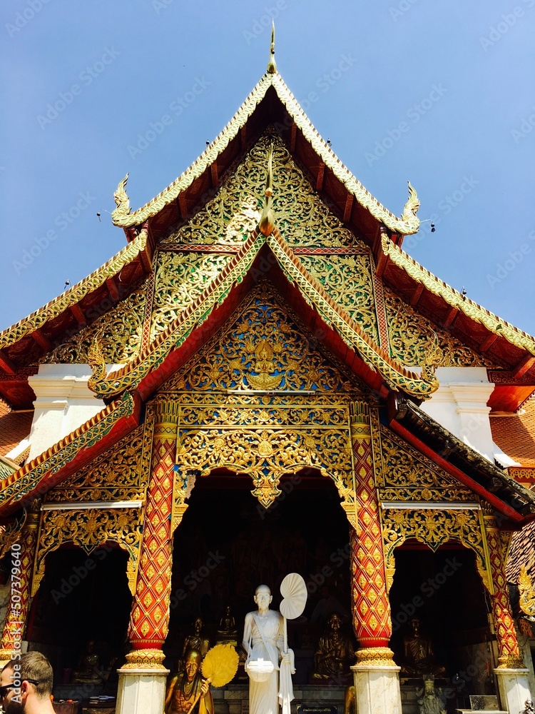 Golden Temple Doi Suthep Chiang Mai Thailand 