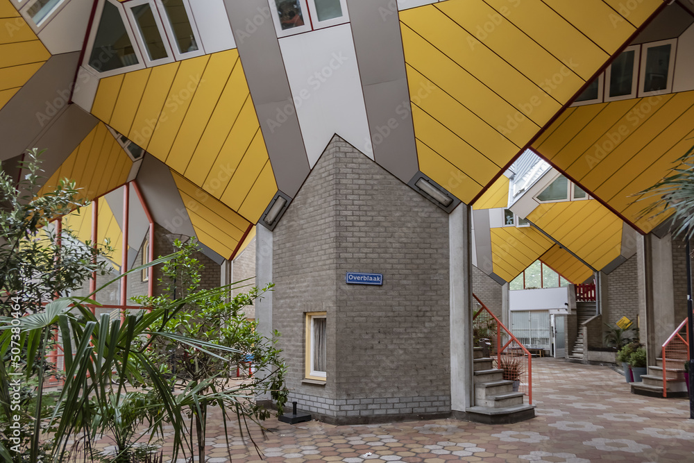 Innovative houses built in Rotterdam - Cube houses (Kubuswoningen ...