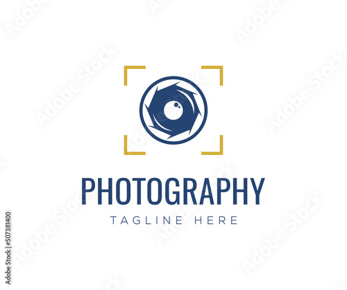 Photography Logo Design Template. Camera Logo Design.