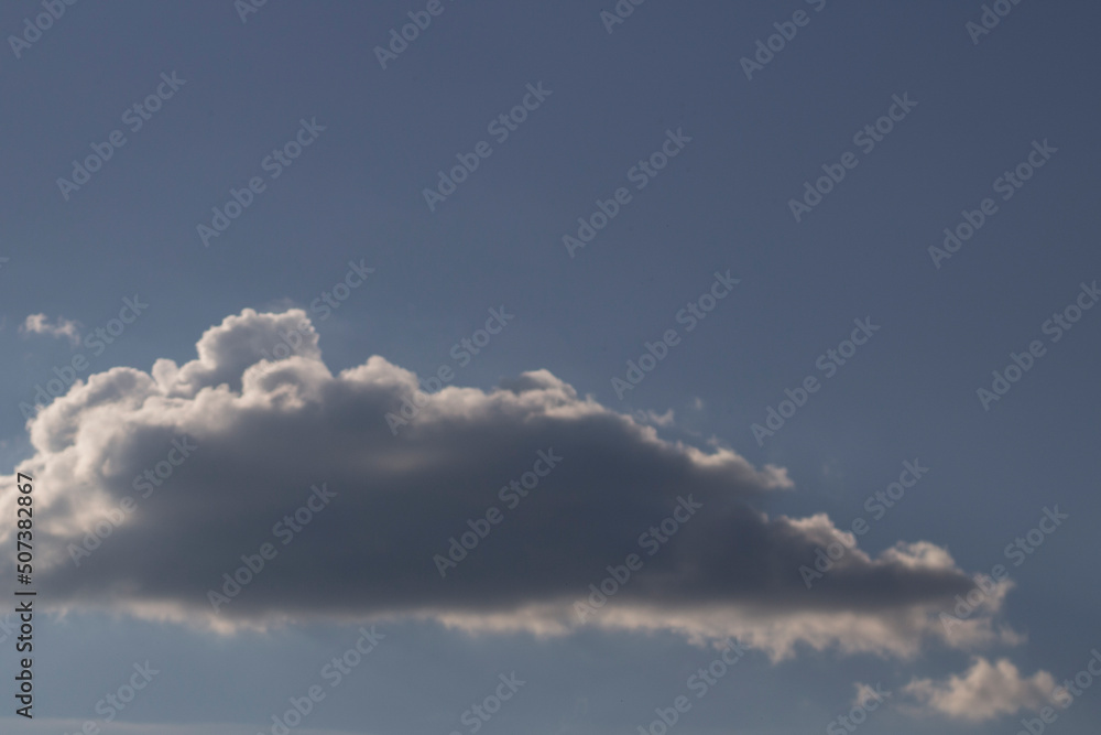 Clouds in sky. Air in summer. White cloud. Clouds in sky. Air in summer. White cloud.