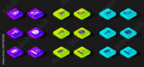 Set Price tag with Sale, Auction jewelry sale, Hand holding auction paddle, Bid, and auctioneer sells icon. Vector