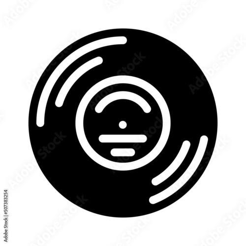 funk music glyph icon vector. funk music sign. isolated contour symbol black illustration