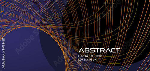 Abstrakcyjne tło miedziana sieć na granatowym tle