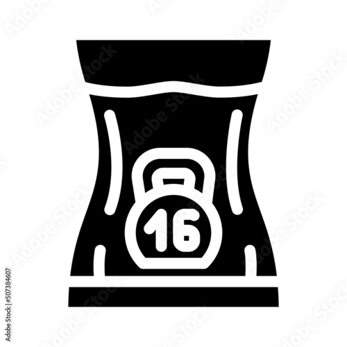 feeling of heaviness glyph icon vector. feeling of heaviness sign. isolated contour symbol black illustration