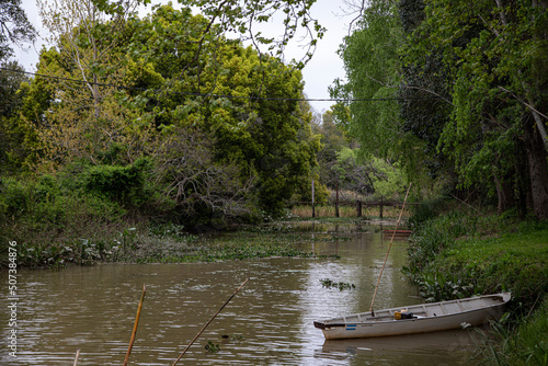 boat on the river