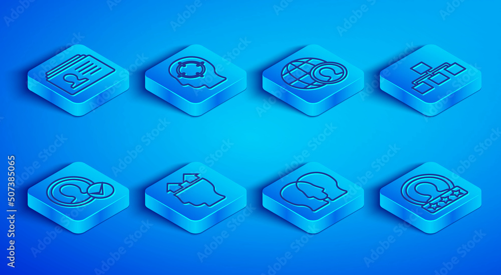 Set line Resume, Head hunting, Globe and people, User of man, Project team base, Hierarchy organogram chart, Create account screen and icon. Vector Set line Resume, Head hunting, Globe and people, User of man, Project team base, Hierarchy organogram chart, Create account screen and icon. Vector