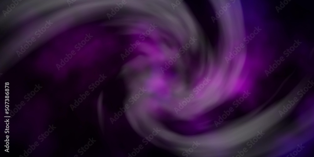Obraz premium Dark Pink, Blue vector template with sky, clouds.