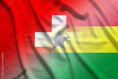 Switzerland and Ghana state flag transborder relations GHA CHE