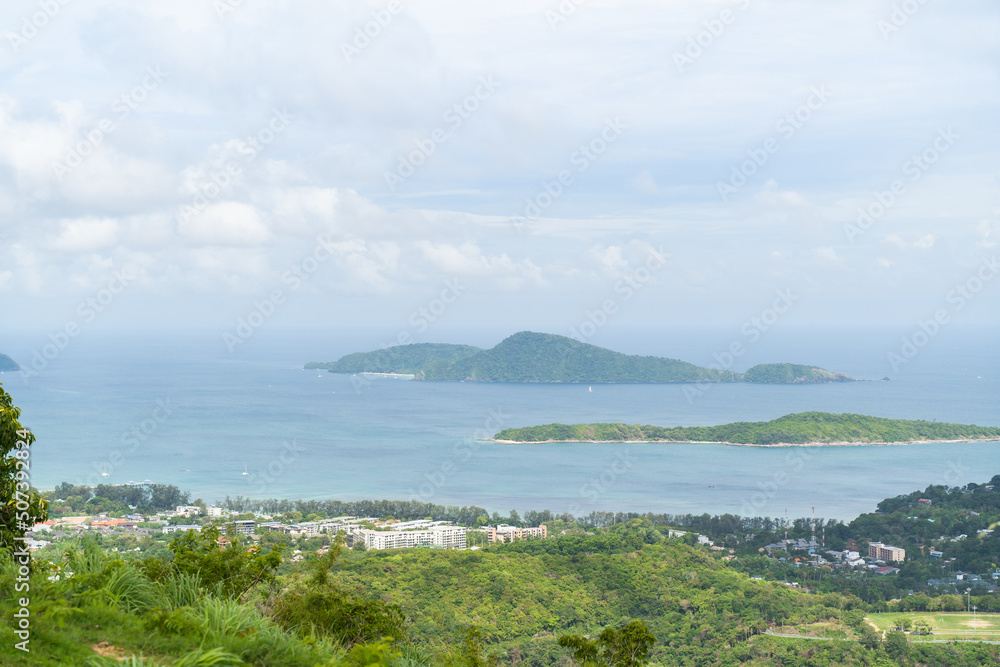 Black Rock Viewpoint sunset view point phuket thailand during rainy season Black Rock Viewpoint sunset view point phuket thailand during rainy season
