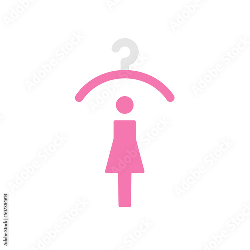 女性更衣室　アイコン