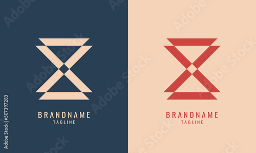 Hourglass Logo Design Template Vector
