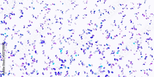 Light purple vector pattern with abstract shapes.
