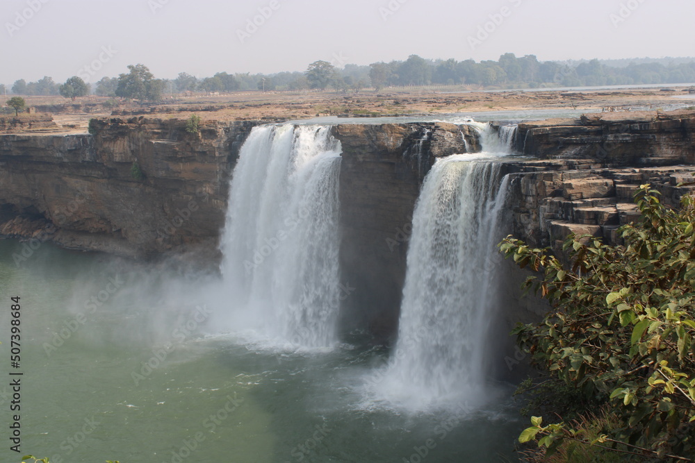 Fototapeta premium falls from the river